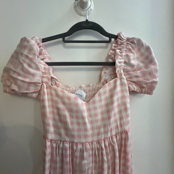 Sleeper Picnic Dress in Pink Gingham - Picture 9 of 12